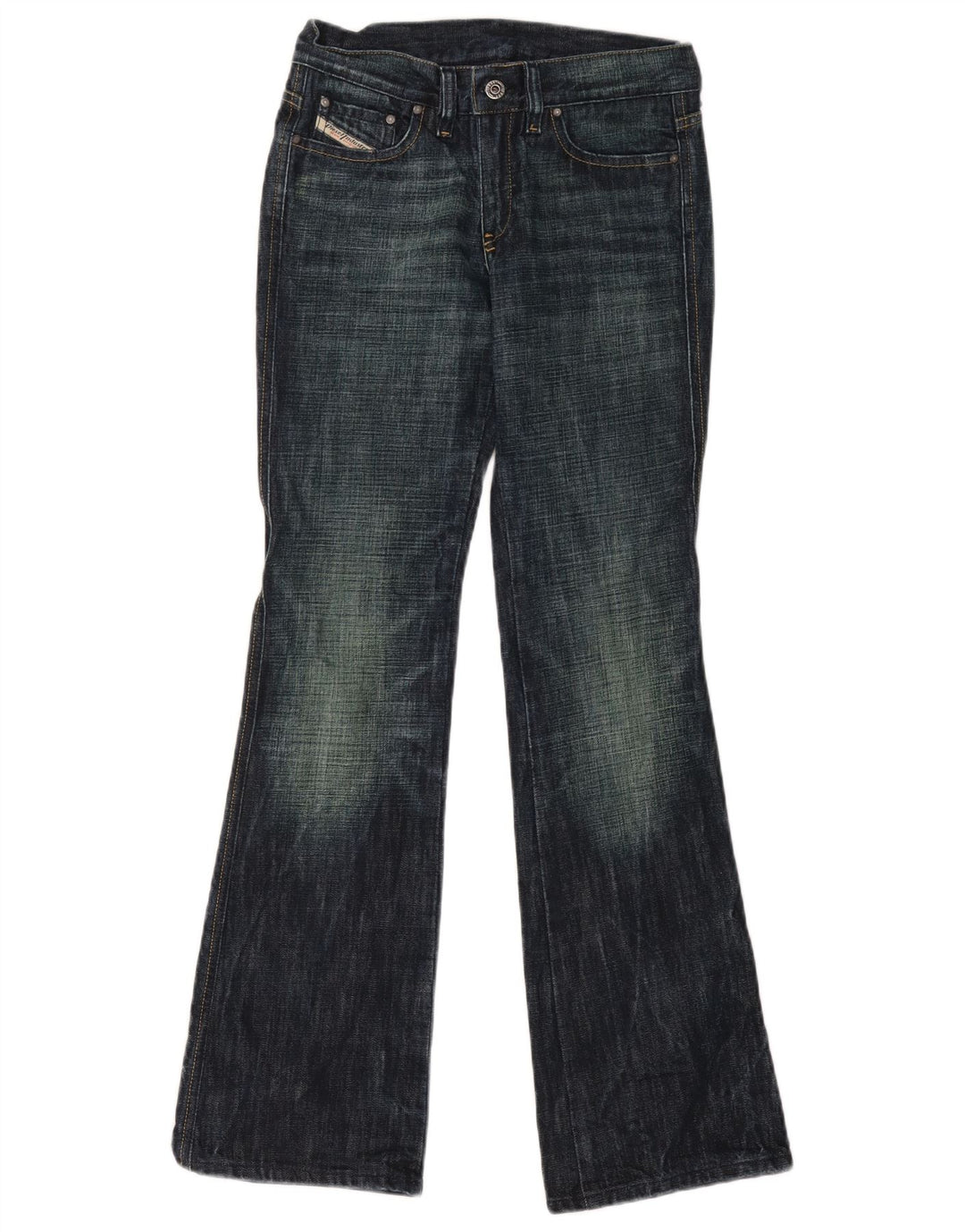 Damskie jeansy Bootcut Diesel W26 L31 Granatowe, bawełniane