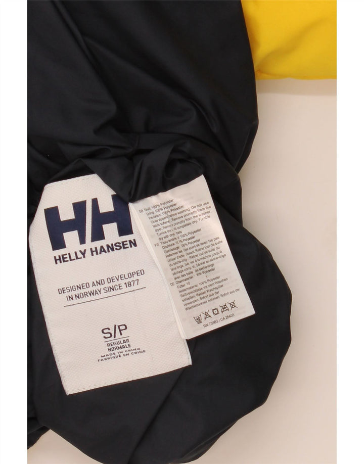 Damska dwustronna, oversize'owa kurtka wyściełana Helly Hansen UK 10, mała, żółta