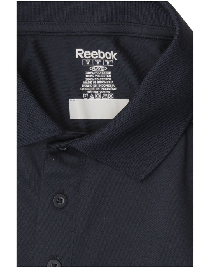 Męska koszulka polo Reebok Houston Texans, średni granatowy poliester