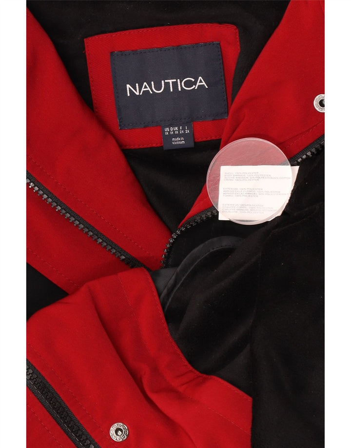 Damska kurtka bomberka oversize Nautica UK 18 XL, czarna, poliester