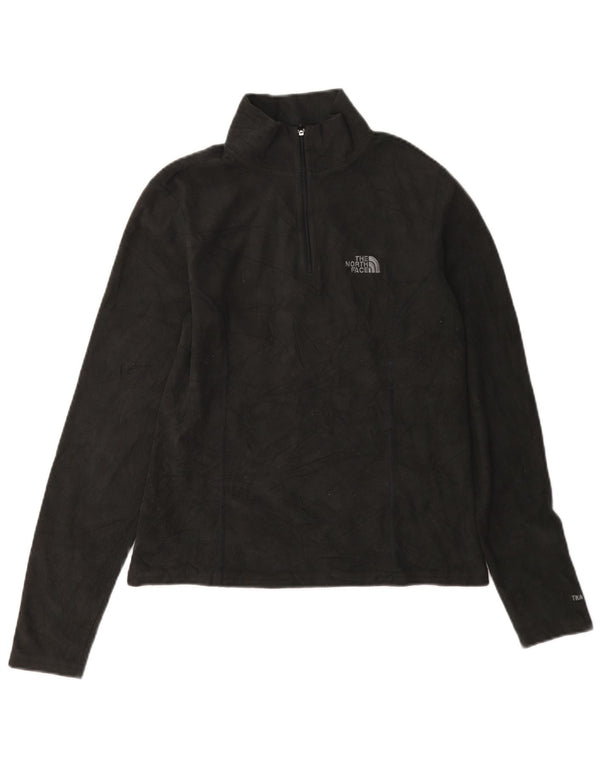 Damski sweter polarowy The North Face o luźnym kroju i zapinanym na zamek UK 6 XS, szary