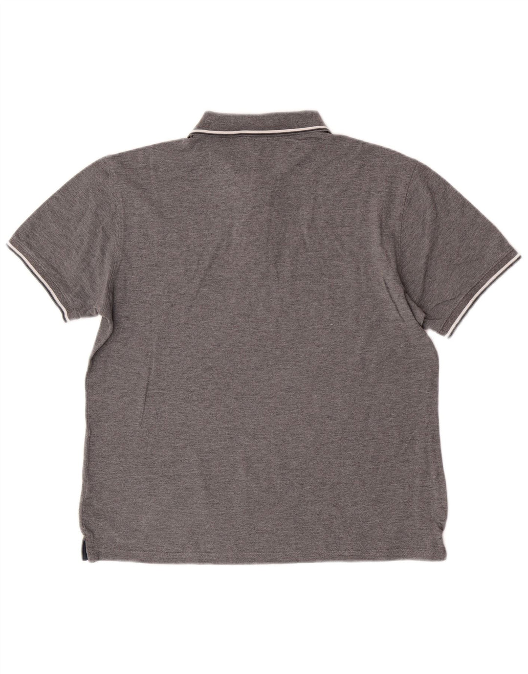 Męska koszulka polo Slim Fit Sergio Tacchini, duża, szara, bawełniana