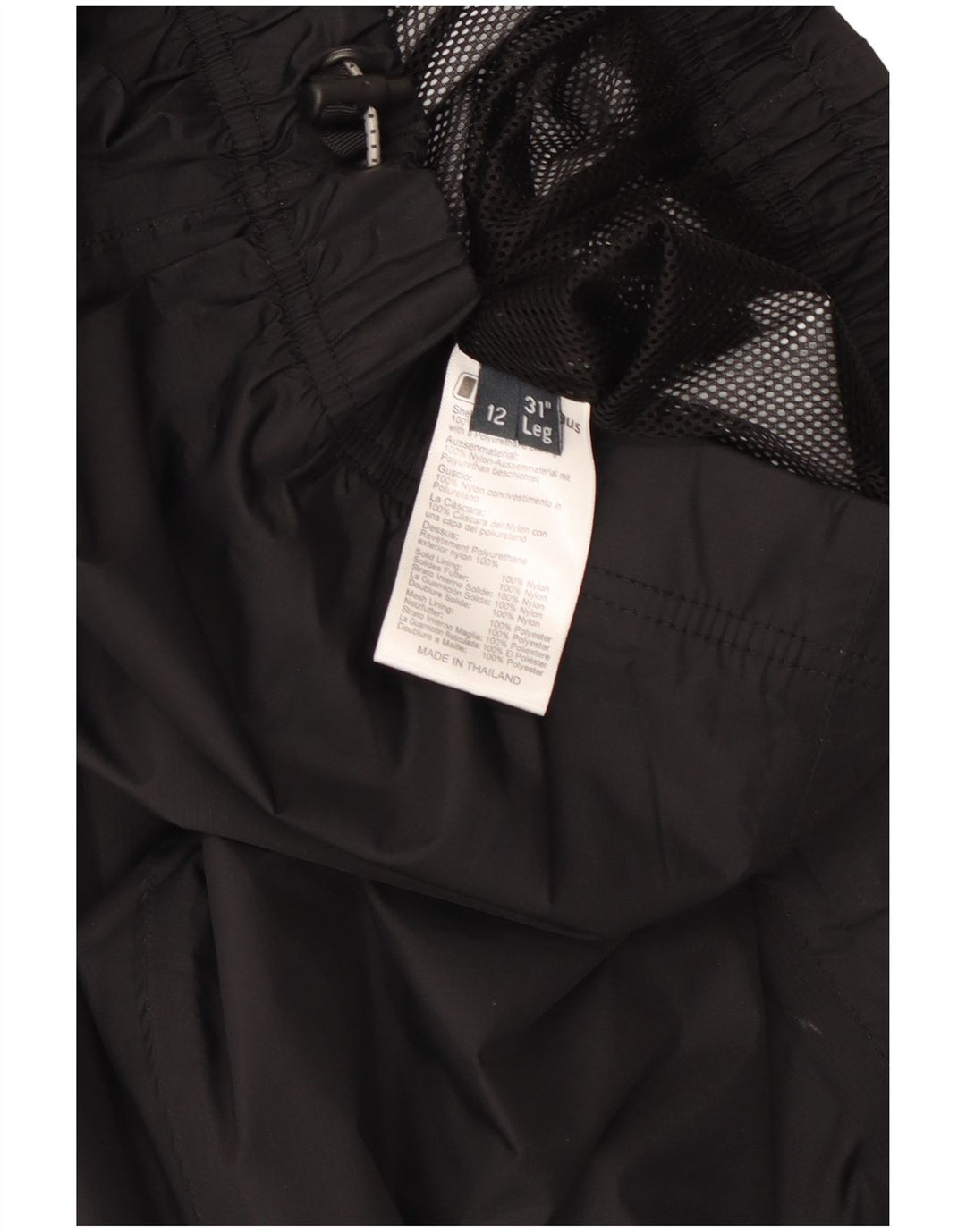 Wodoodporne spodnie damskie Berghaus UK 12, średni czarny nylon