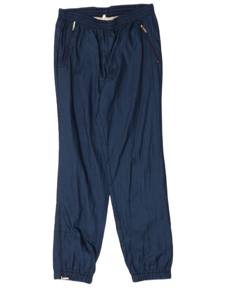 Męskie spodnie dresowe w stylu vintage Joggery IT 48 Średni granatowy poliamid