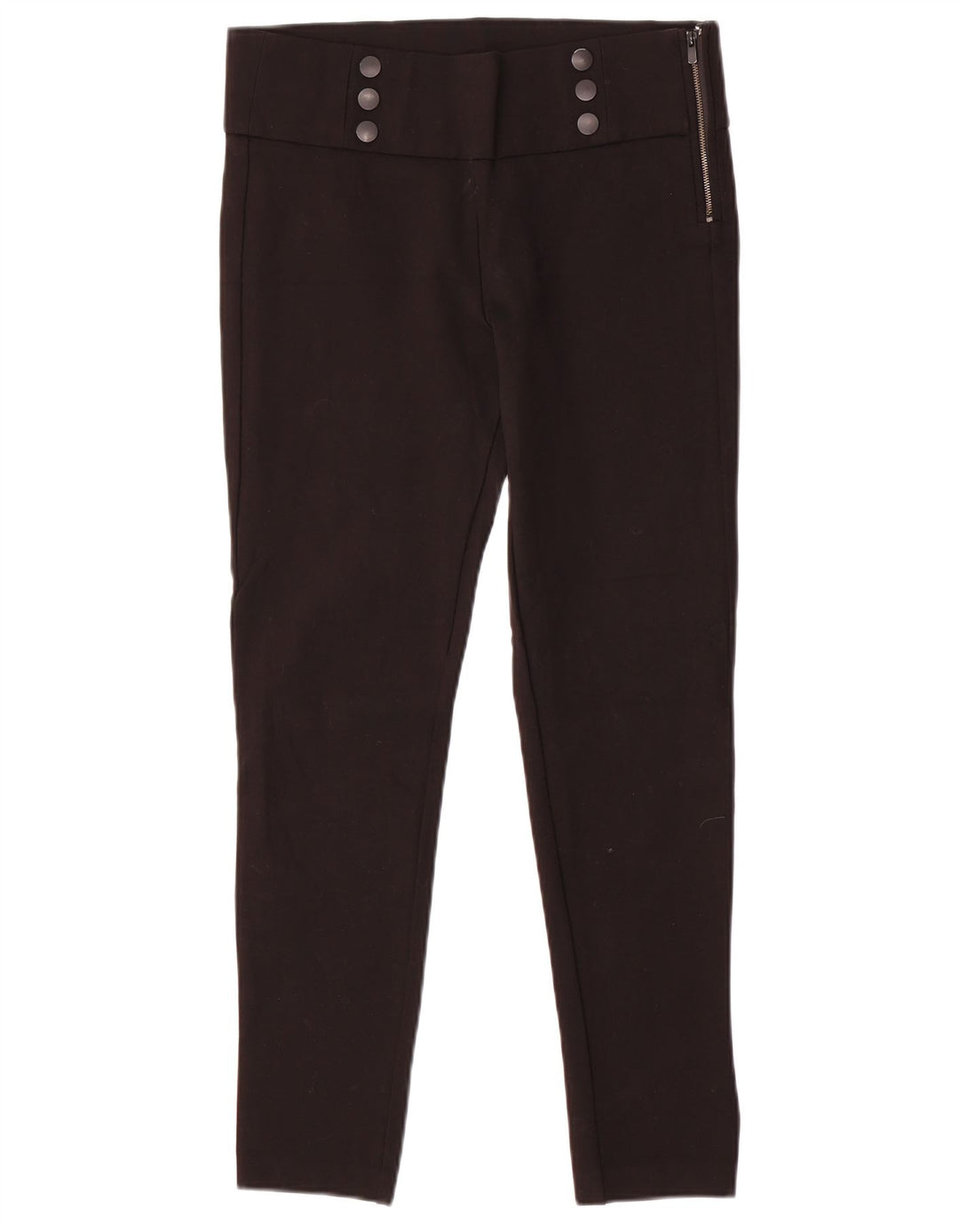 Spodnie damskie Zara Slim Casual, duże, W32 L29, czarne