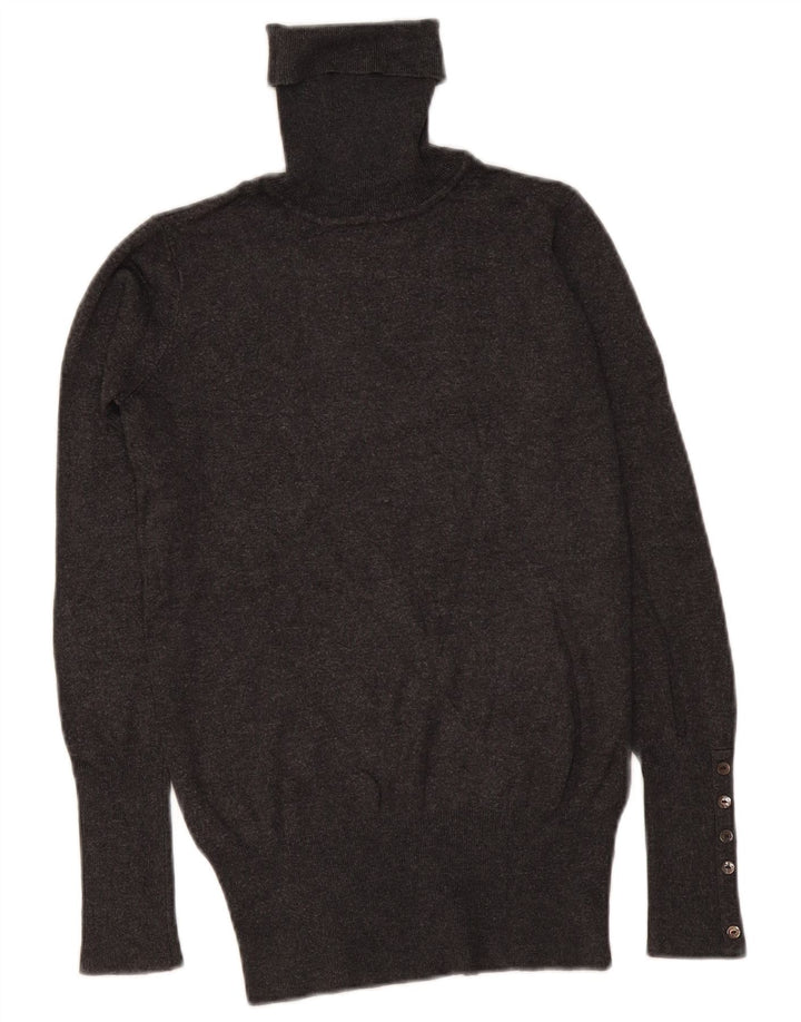 Damski sweter z golfem Zara UK 10 Small Grey Rayon