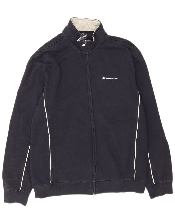 Kurtka męska dresowa Champion XL, granatowa, bawełniana