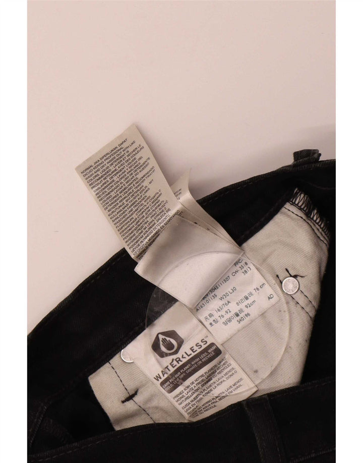 Męskie jeansy Levi's 511 Slim W30 L30 Czarna bawełna