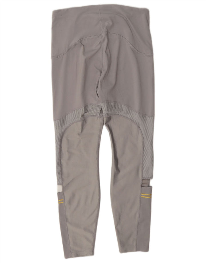 Damskie legginsy Nike Dri Fit UK 12, średnioszary, poliestrowy