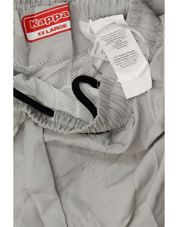 Męskie spodenki sportowe KAPPA 2XL Szary poliester