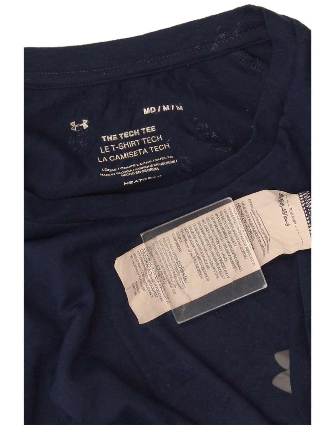Koszulka męska UNDER ARMOUR Top średni granatowy poliester