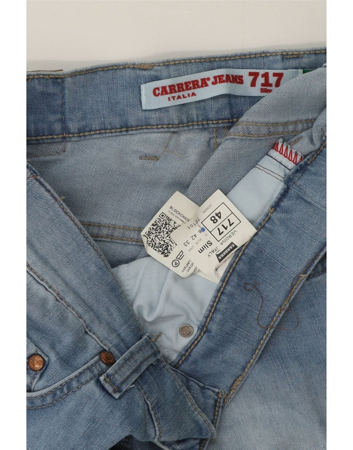 Carrera Męskie 717 Slim Jeans IT 48 Medium W33 L32 Niebieska bawełna