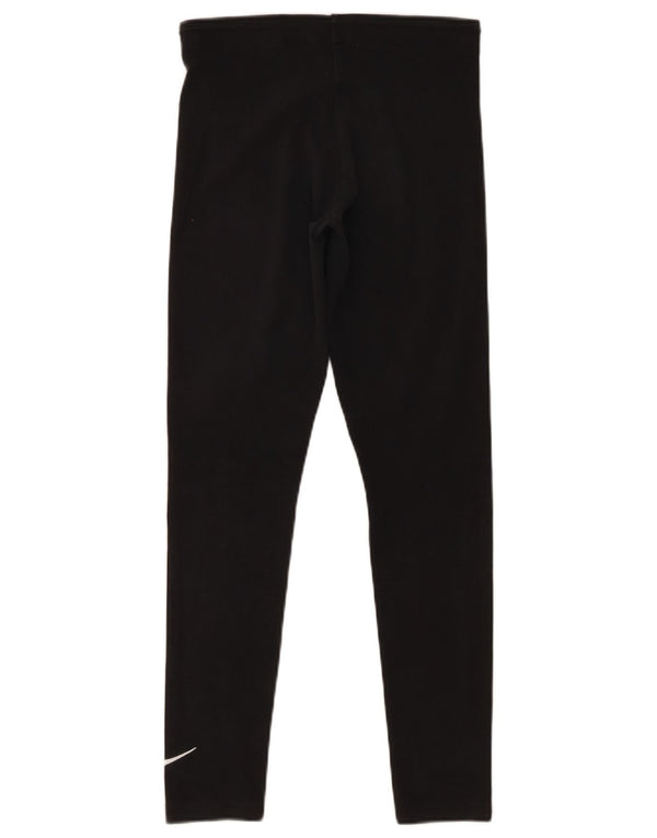 Legginsy dziewczęce Nike 13-14 lat XL, czarne, bawełniane