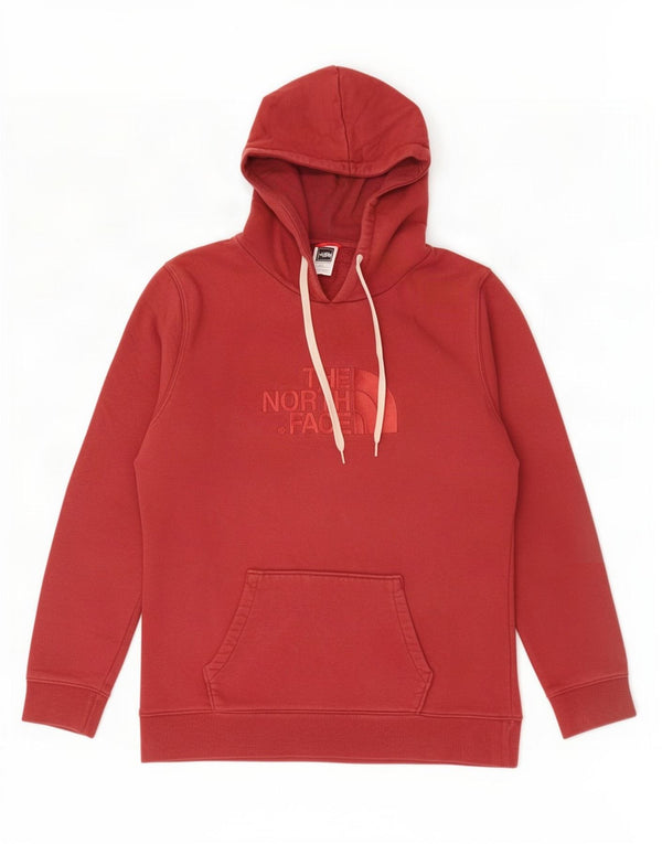 Damski sweter z kapturem The North Face Graphic UK 16, duży, bordowy, bawełniany
