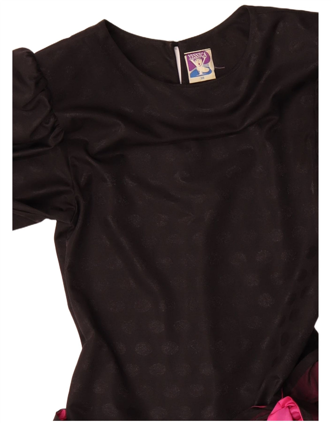 Damska wielowarstwowa sukienka YESSICA EU 36, mała, czarna, z poliestru w blokach kolorów