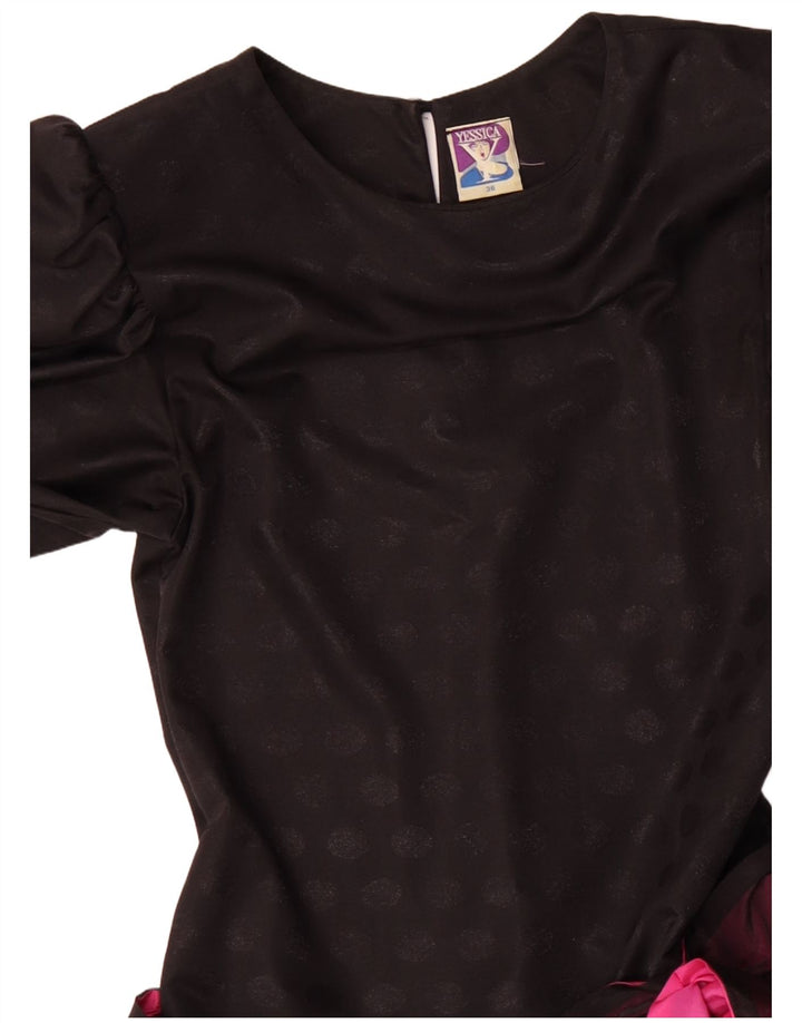 Damska wielowarstwowa sukienka YESSICA EU 36, mała, czarna, z poliestru w blokach kolorów