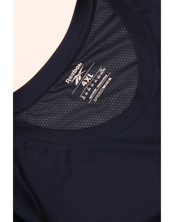 Koszulka męska Reebok Top 4XL granatowa