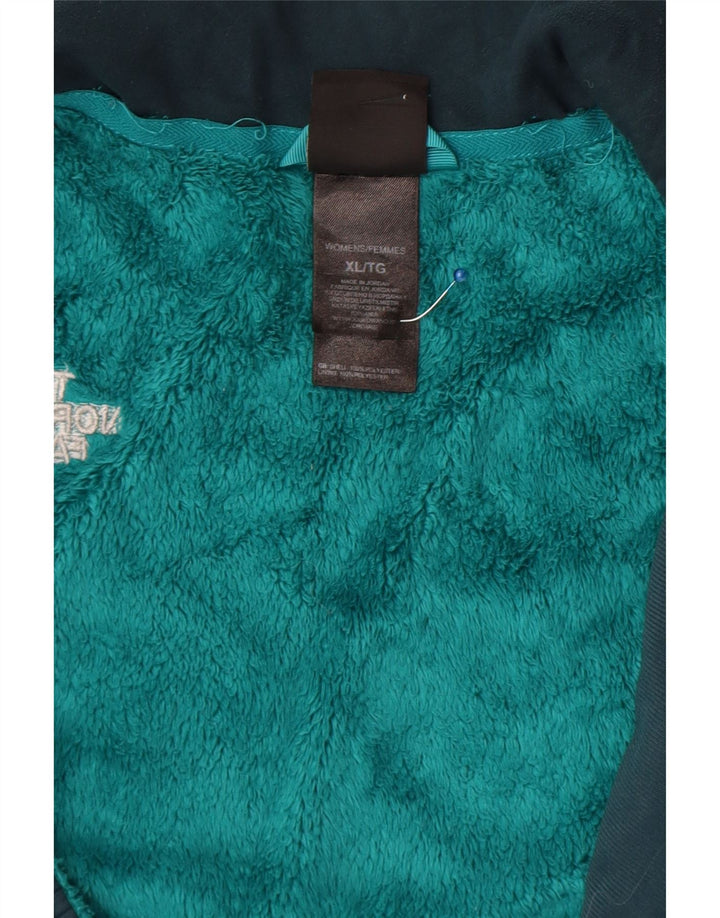 Damska kurtka polarowa The North Face UK 18 XL, turkusowy poliester