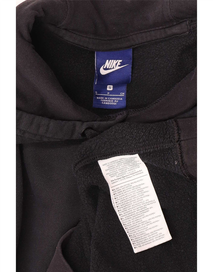 Męski sweter z kapturem Nike o regularnym kroju, mały, czarny, bawełniany
