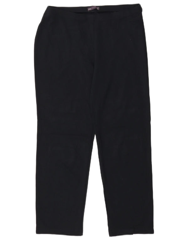 Spodnie damskie Marks & Spencer UK 14 Large W34 L29 Czarna wiskoza