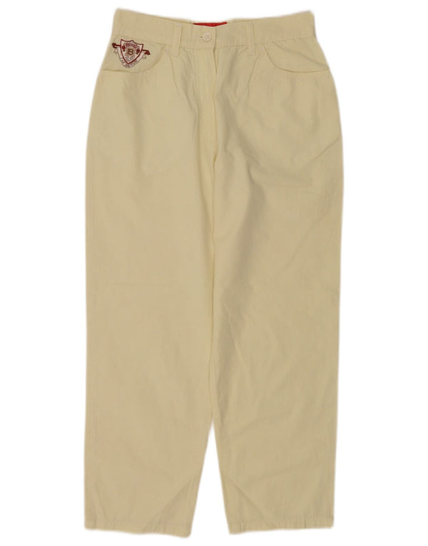 Spodnie damskie Laura Biagiotti z wysokim stanem IT 42 Medium W24 L24 Yel