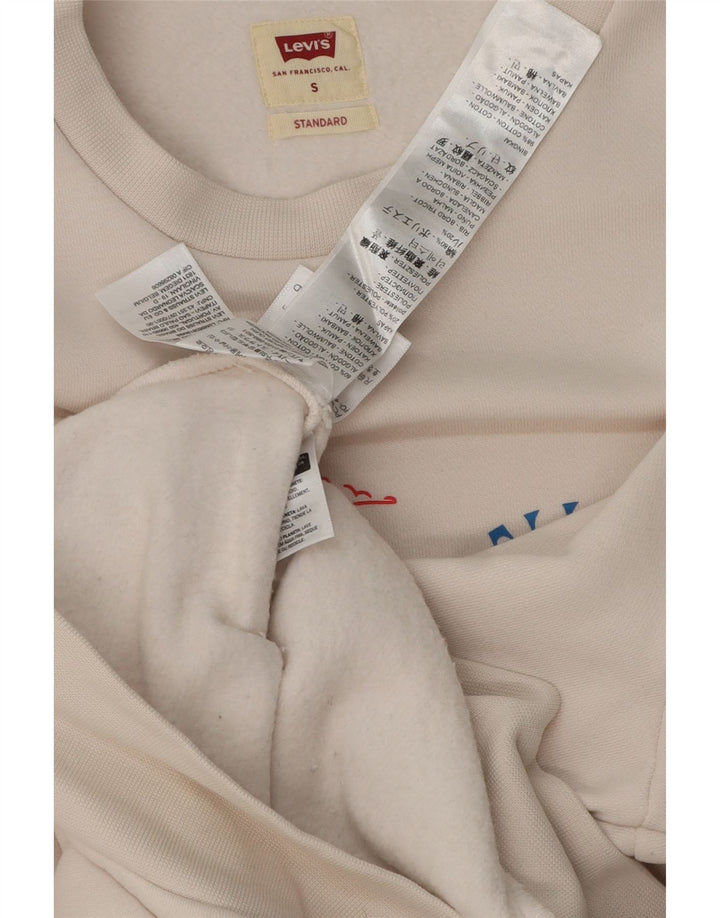 Męska bluza Levi's Standard Graphic, mała, biała, bawełniana