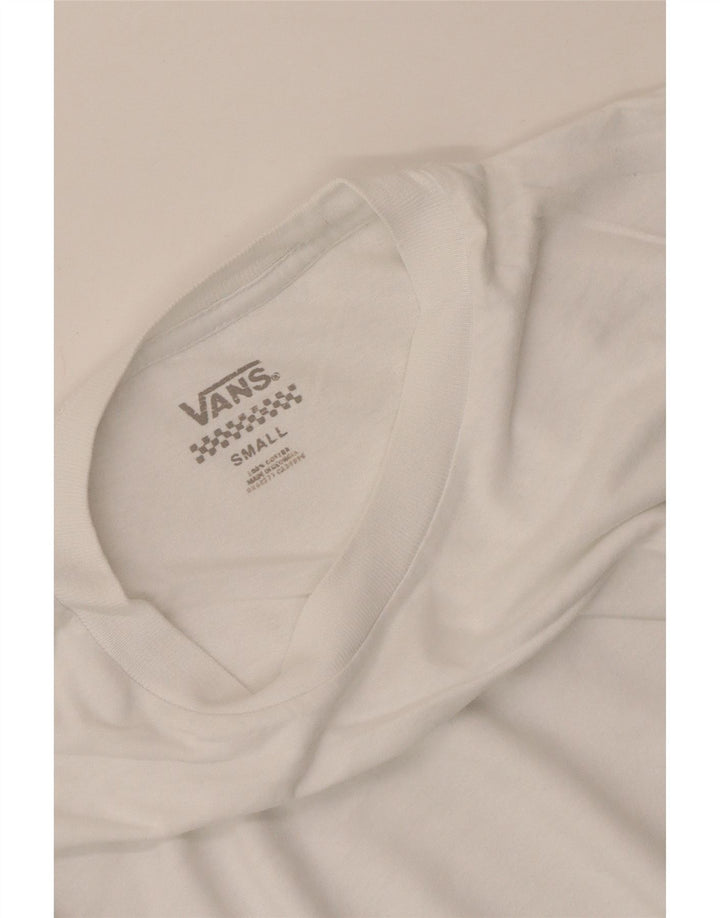 T-shirt męski Vans, mały, biały, bawełniany