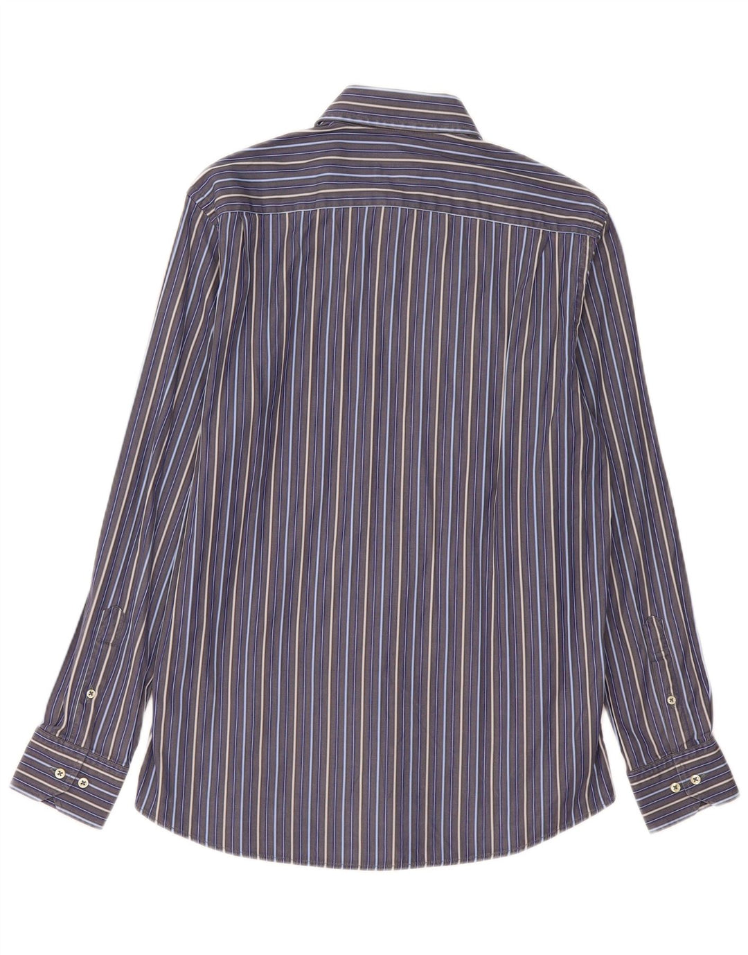 Koszula męska Massimo Dutti rozmiar 42 16 1/2 w duże granatowe paski