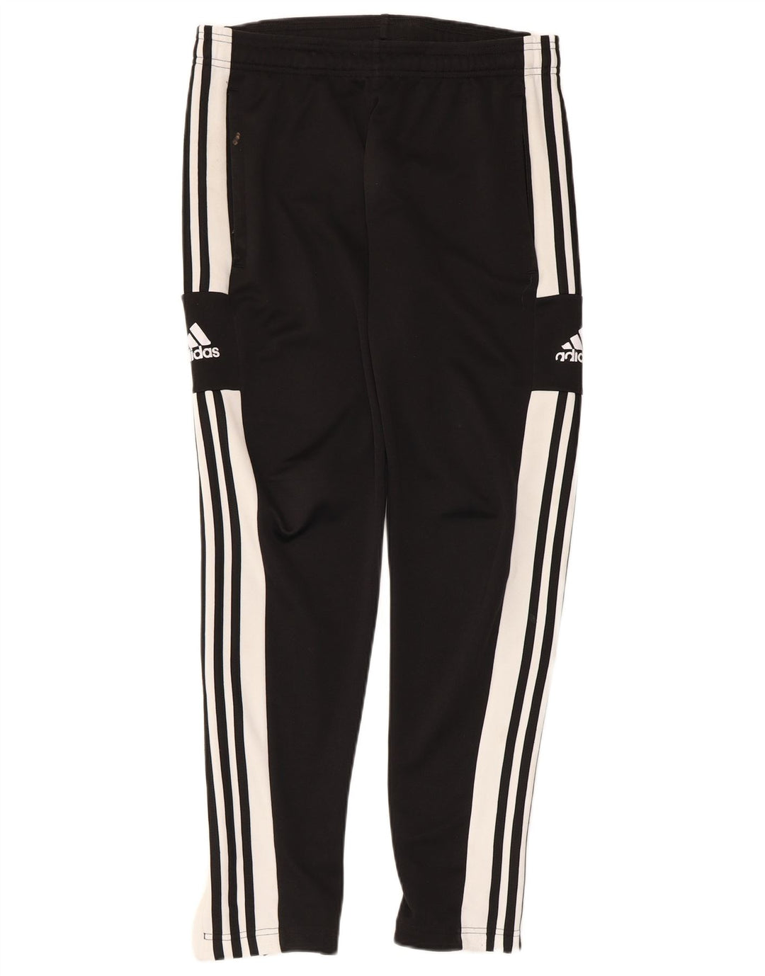 Męskie spodnie dresowe Adidas z grafiką, średni czarny poliester