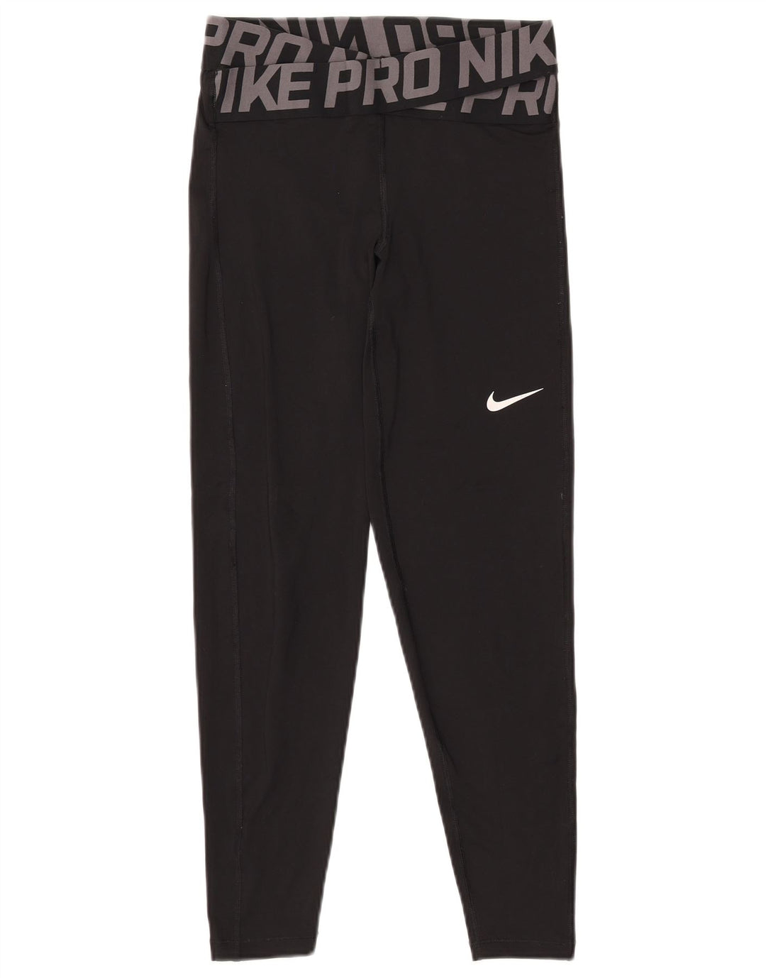 Damskie legginsy NIKE Dri Fit Graphic UK 10, małe, czarne, poliestrowe