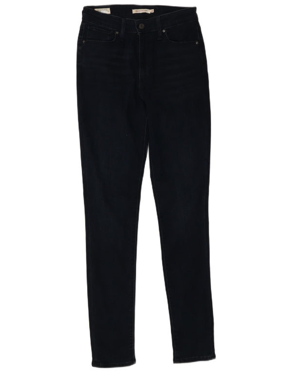 Damskie jeansy Levi's 721 z wysokim stanem W29 L30 granatowe