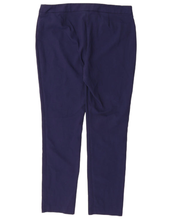 Marks & Spencer Damskie spodnie typu slim casual UK 16 Large W34 L28 Granatowe