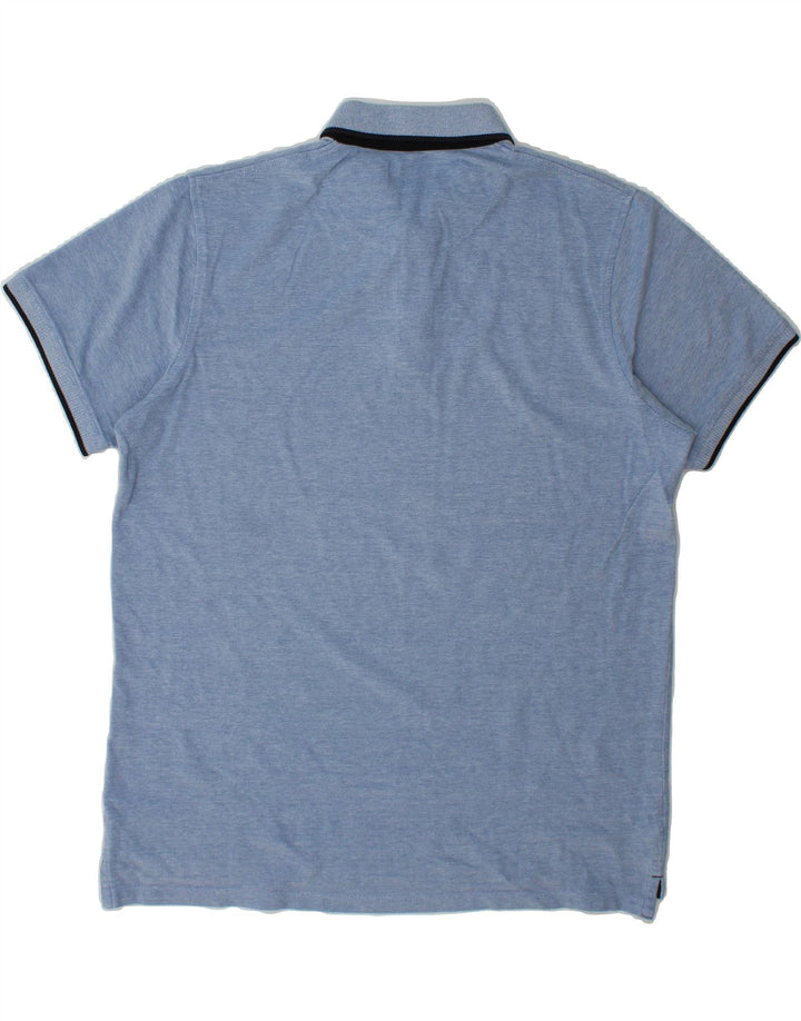 JACK & JONES Mens Polo Shirt XL Blue Vintage Jack & Jones and Second-Hand Jack & Jones from Messina Hembry 
