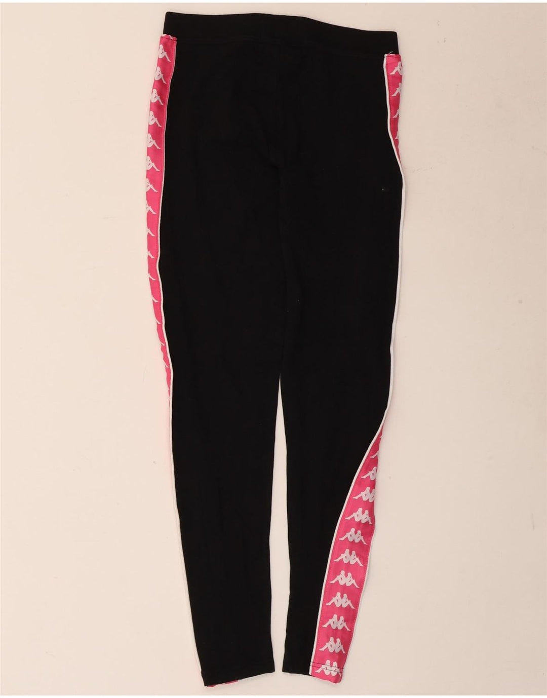 Damskie legginsy z grafiką Kappa UK 14, średnie czarne