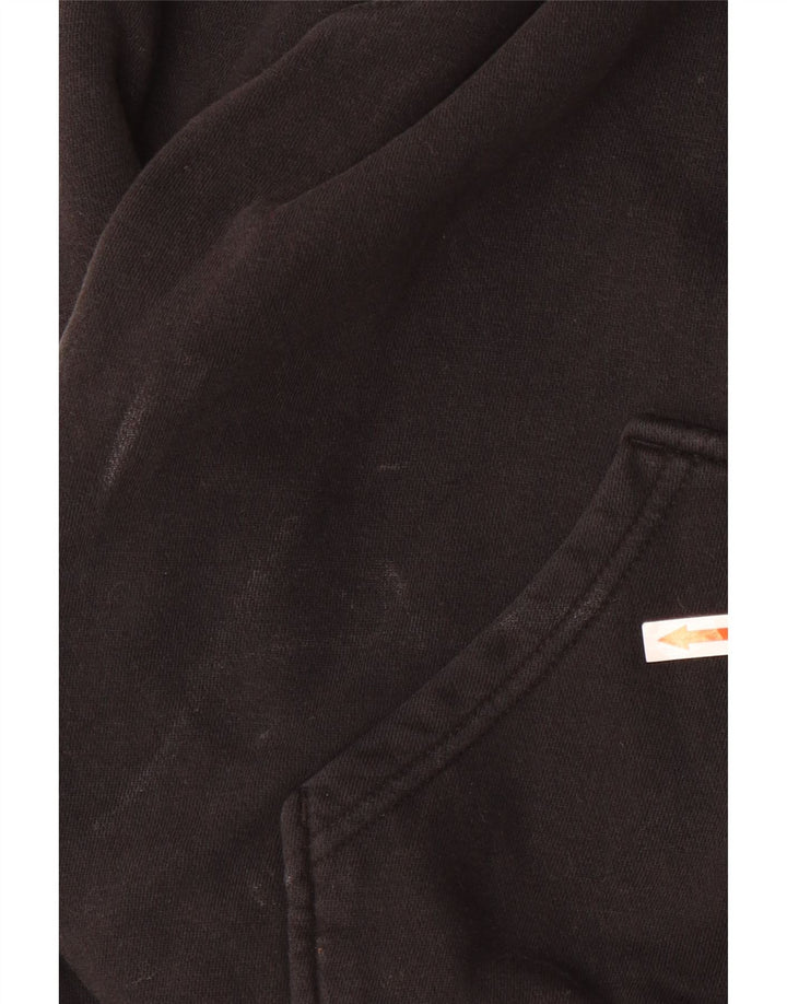 Damska bluza z kapturem Adidas UK 14 Średnia czarna bawełna