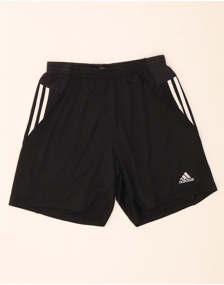 Męskie spodenki sportowe Adidas Climacool, małe, czarne, poliestrowe