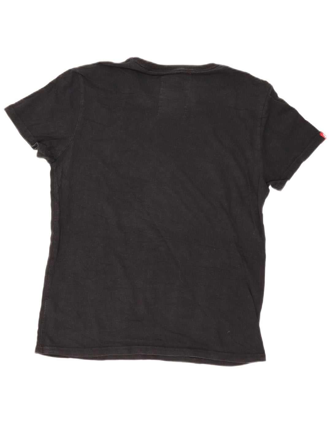 Męski T-shirt z grafiką Superdry, duży, czarny, bawełniany
