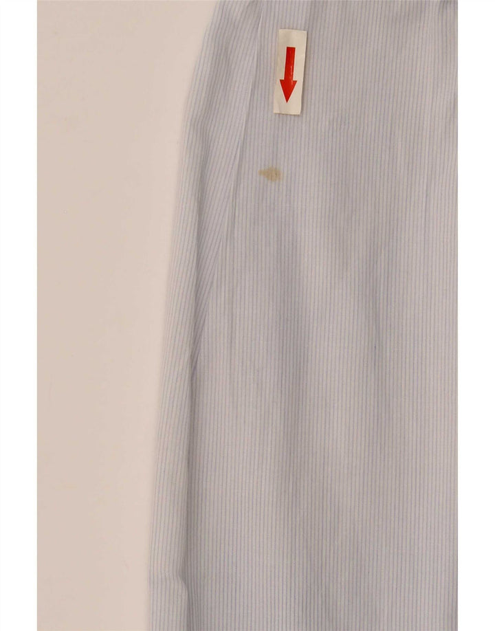 Koszula męska Zara Slim Fit, bawełniana, w kolorze średniego niebieskiego w prążki