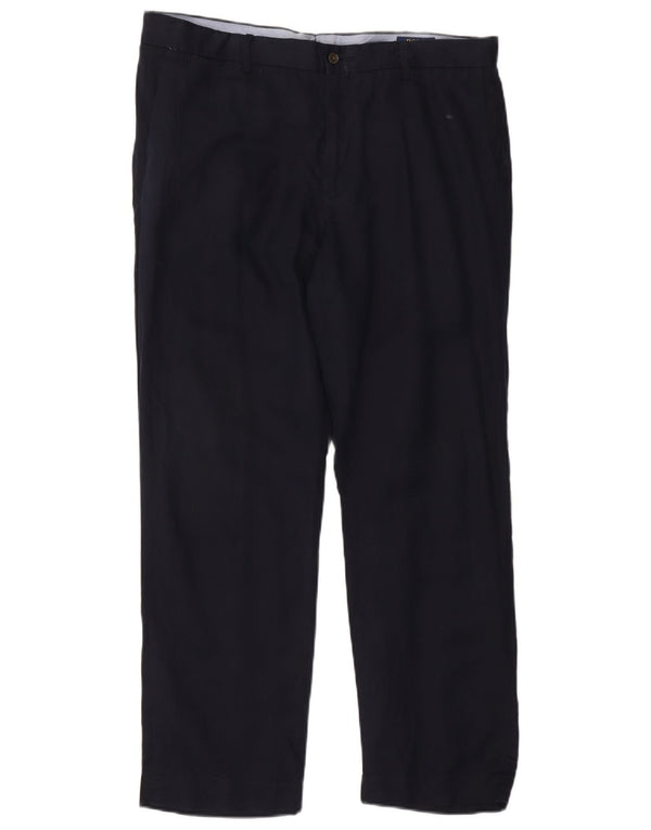 POLO RALPH LAUREN Męskie proste spodnie Chino W36 L30 Granatowe lniane