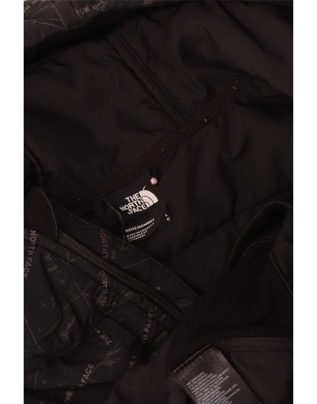 Męska kurtka dresowa The North Face Graphic Padded, duża, czarna