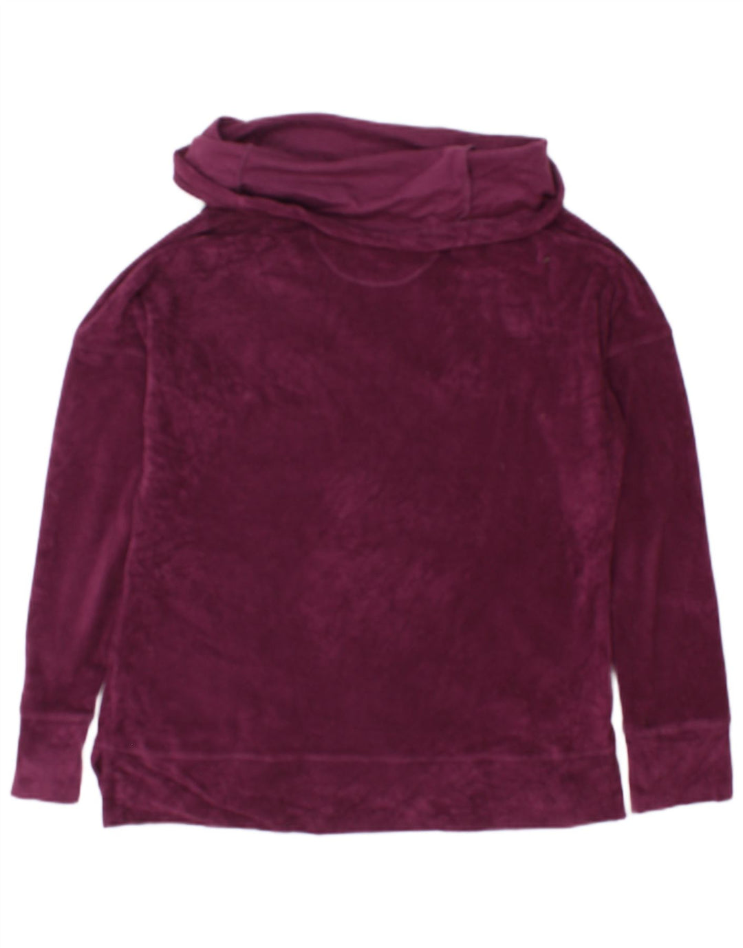Damski sweter welurowy Calvin Klein UK 16, duży bordowy poliester