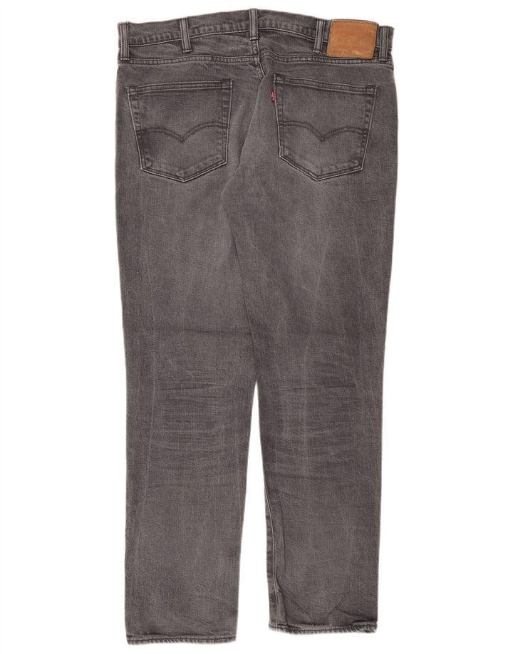 Męskie jeansy Levi's 511 Slim W38 L32 Szara bawełna