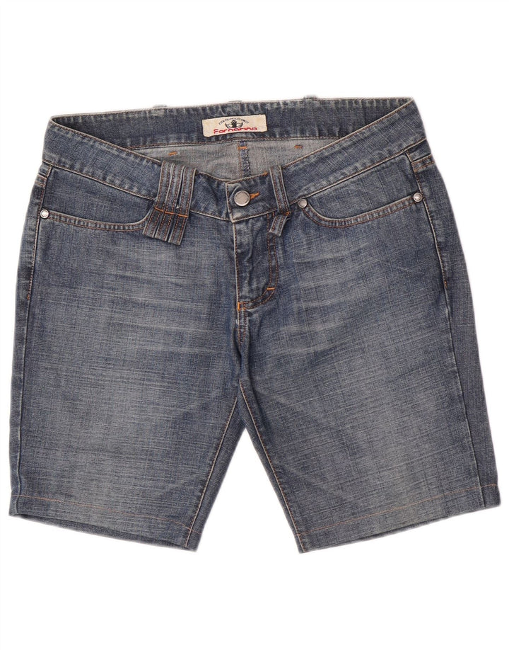 Damskie spodenki jeansowe Fornarina W30 Średnioniebieskie, bawełniane