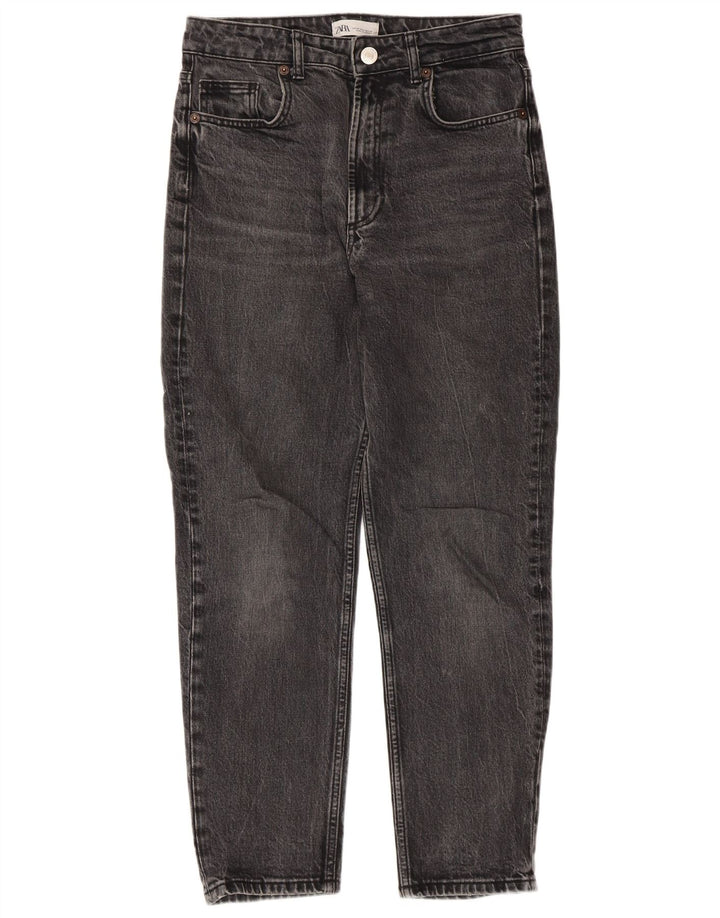 Luźne dżinsy damskie Zara EU 38 Small W28 L27 Szare