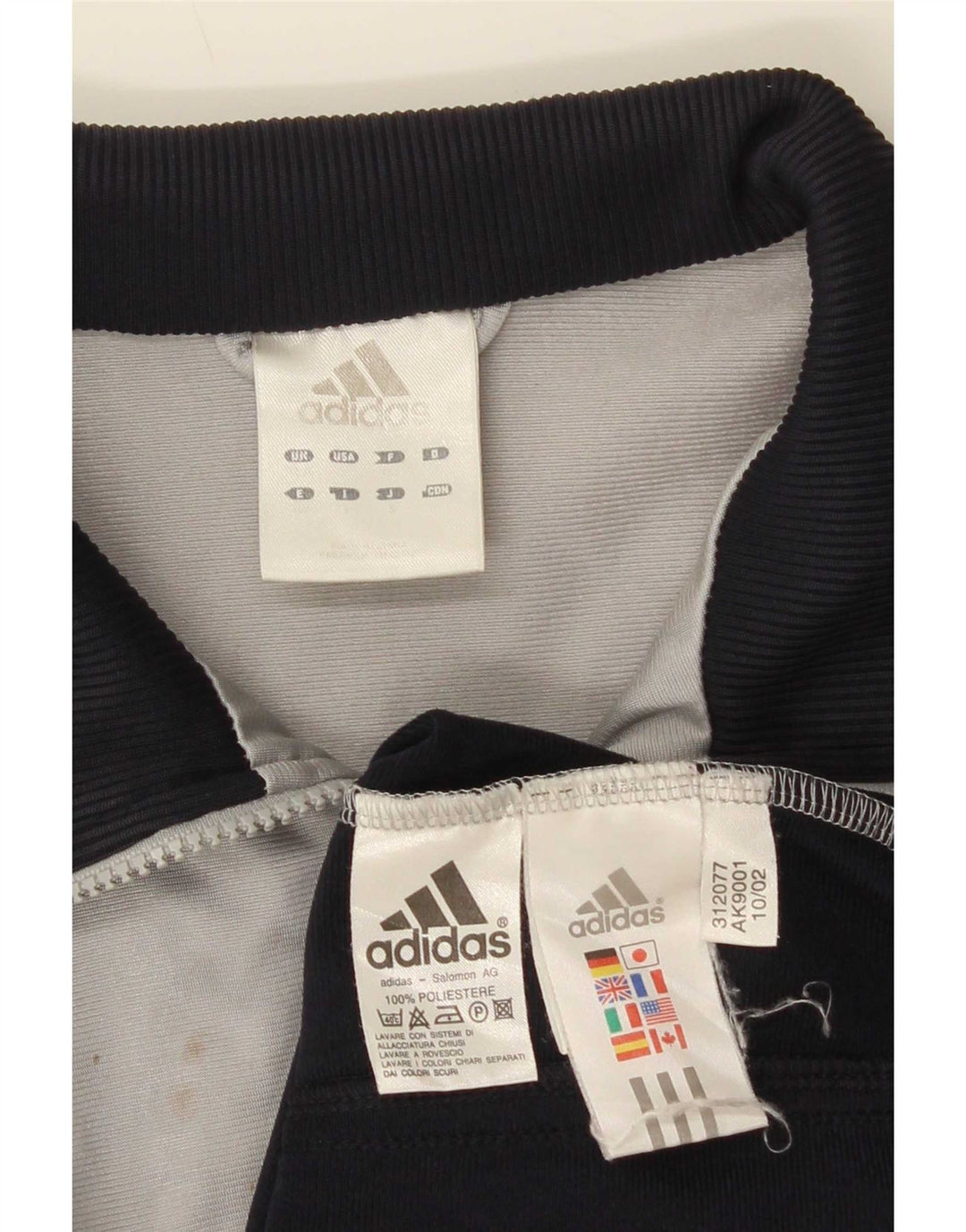 Adidas Męska bluza dresowa z grafiką, średnia szara, poliester z blokami kolorów