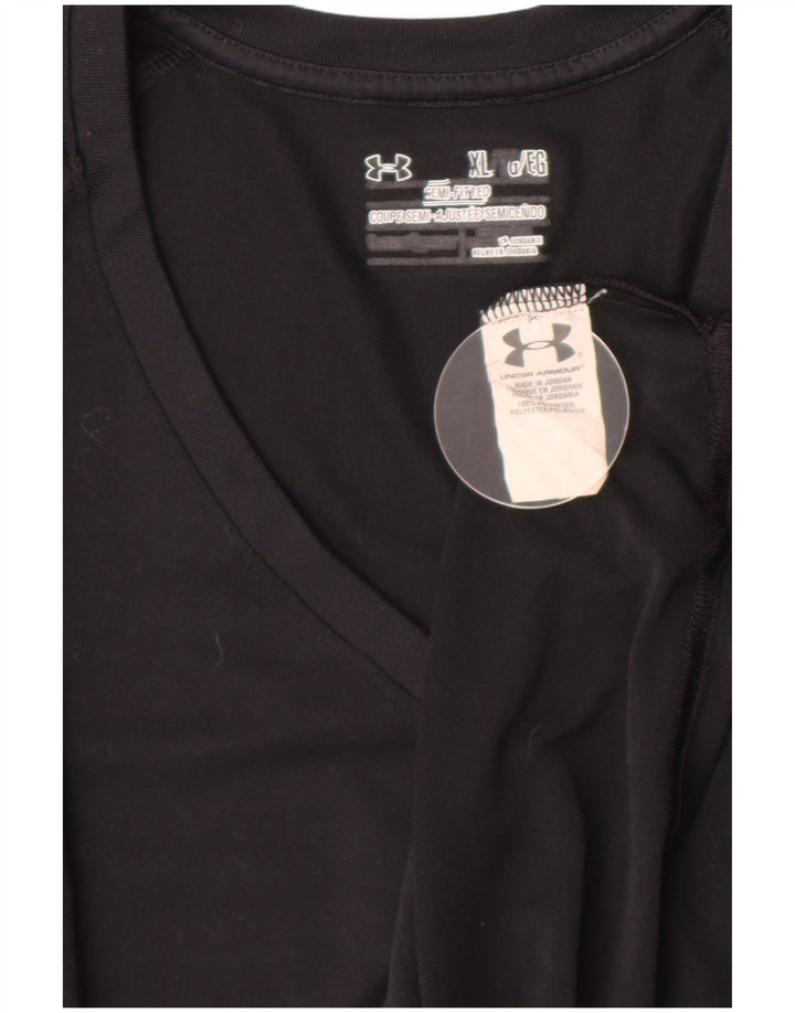Damska koszulka Under Armour Top UK 18 XL, czarna, poliester