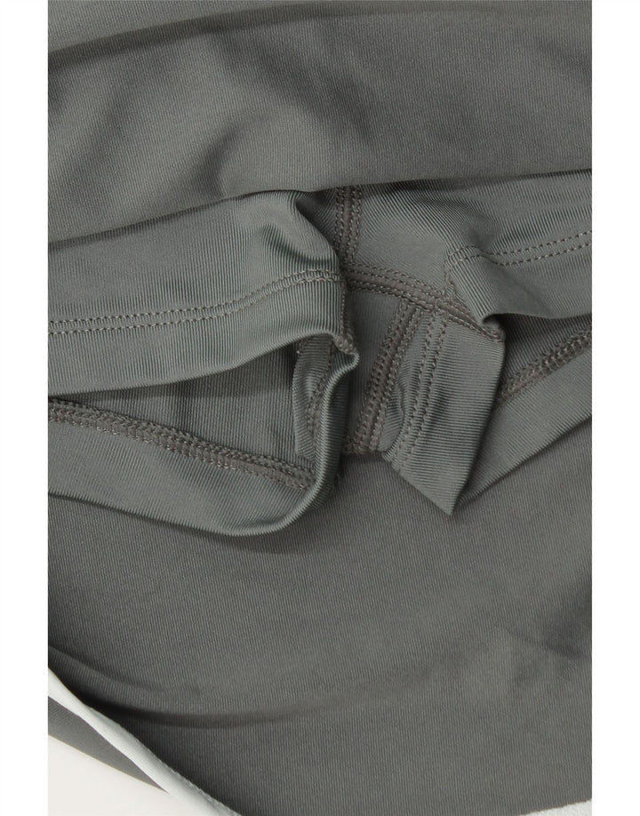 Nike Damskie Dri Fit Skort UK 14 Duży szary poliester z blokami kolorów