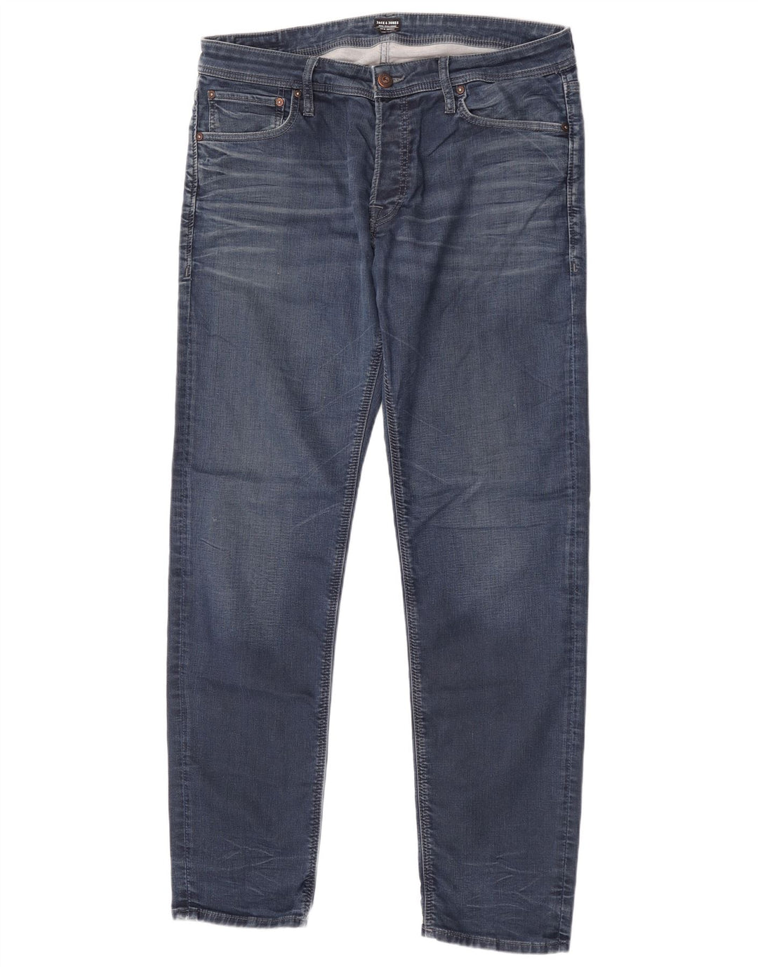 Męskie jeansy typu slim Jack & Jones W36 L34 Niebieskie, bawełniane
