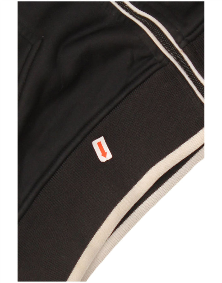 Damski sweter JACK & JONES z kapturem i zamkiem, UK 14, średni czarny, blok kolorów