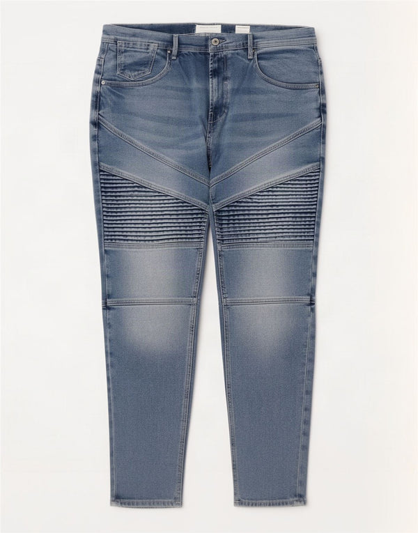 Zwężane jeansy męskie Zara EU 44 Large W34 L28 Niebieskie bawełniane